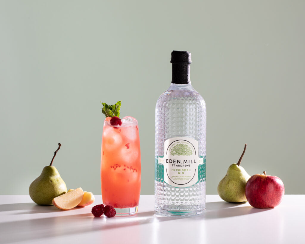 Create the Apple and Raspberry Cooler cocktail | Eden Mill Forbidden Gin